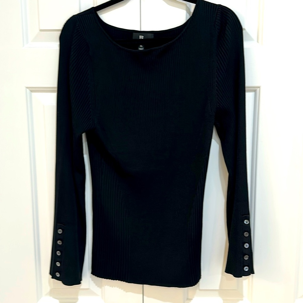 Banana Republic scoop neck sweater blouse size XL